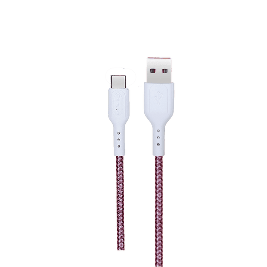 Type-C accessory for mobile phones, 1.25m long high-speed and durable USB-C cable for fast charging and data transfer, white in color