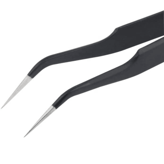 ESD-15 Fine Tip Curved Tweezer, a single steel tool from the Repairing tools collection, used for handling delicate electronic components