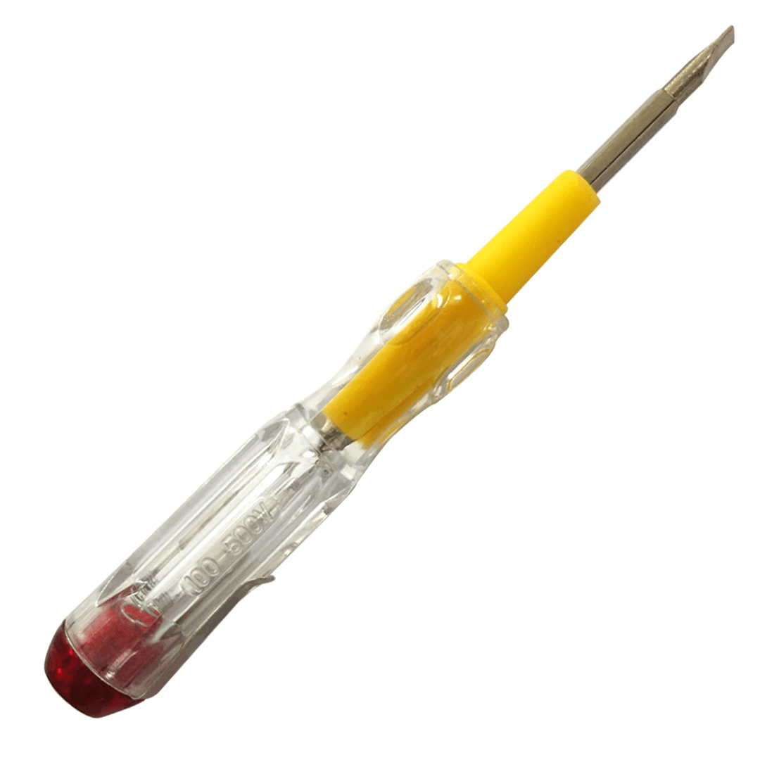 Single metal 2in1 screwdriver tester serves as a line analog electric tester for voltage detection and circuit testing