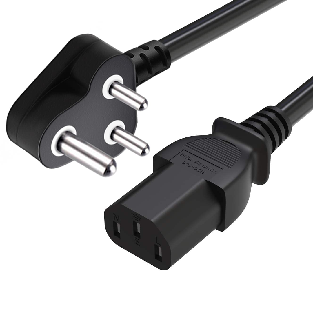 Power Cable Cord (5 Meter) For Monitor CPU Desktop SMPS