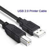 USB Printer (Cord) Cable (10 Meter) A Male to B Male Compatible with Printers Scanner