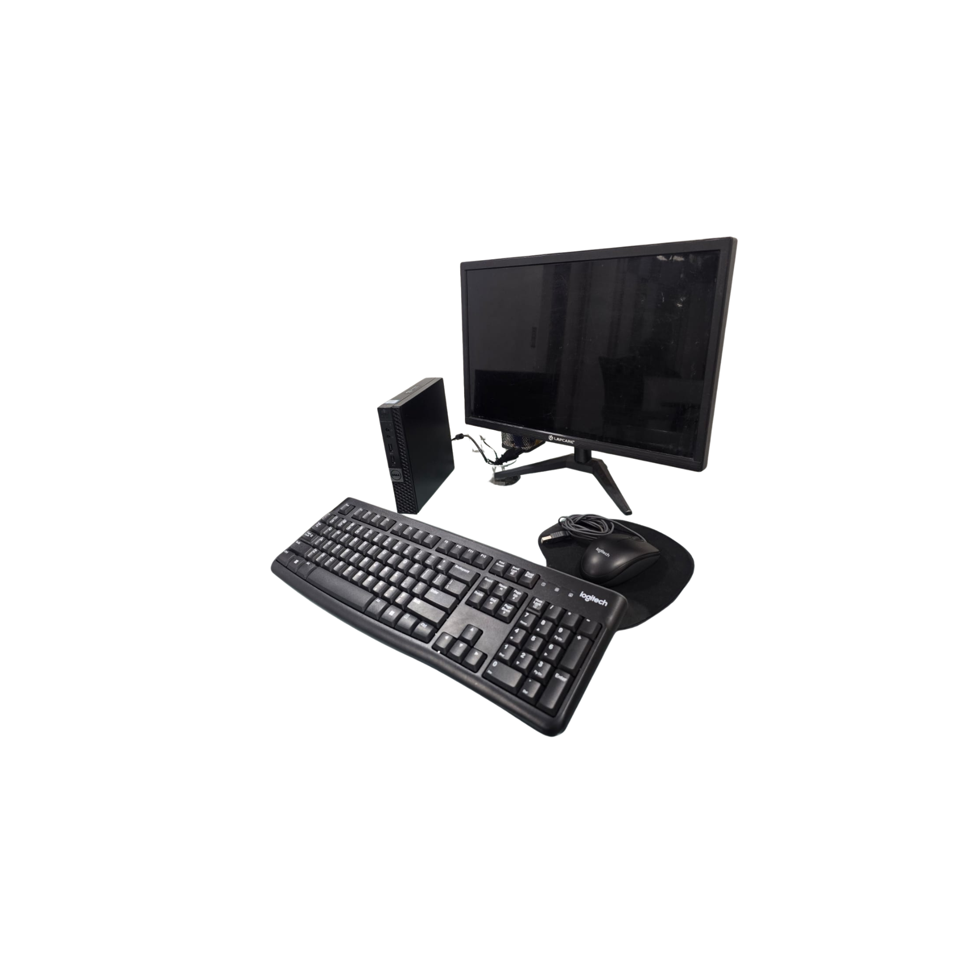 Dell Mini PC Full Set- i3 6th Gen Processor,8GB Ram 256 GB SSD, 19 Inch Display with Keyboard & Mouse( Refurbished)