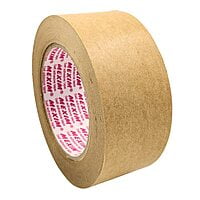 4.8x20Y Strong & High Quality Self Adhesive Kraft Paper Brown Box Tape For Sealing and Packaging