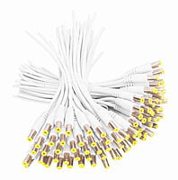 DC Cable For CCTV Camera White