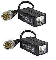 CCTV Passive Video Balun Transmitter & Transceiver with Cable for 1080P TVI/CVI/TVI/AHD/960H DVR